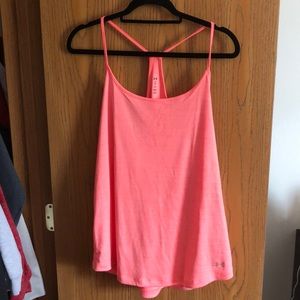 Coral Under Armour tank